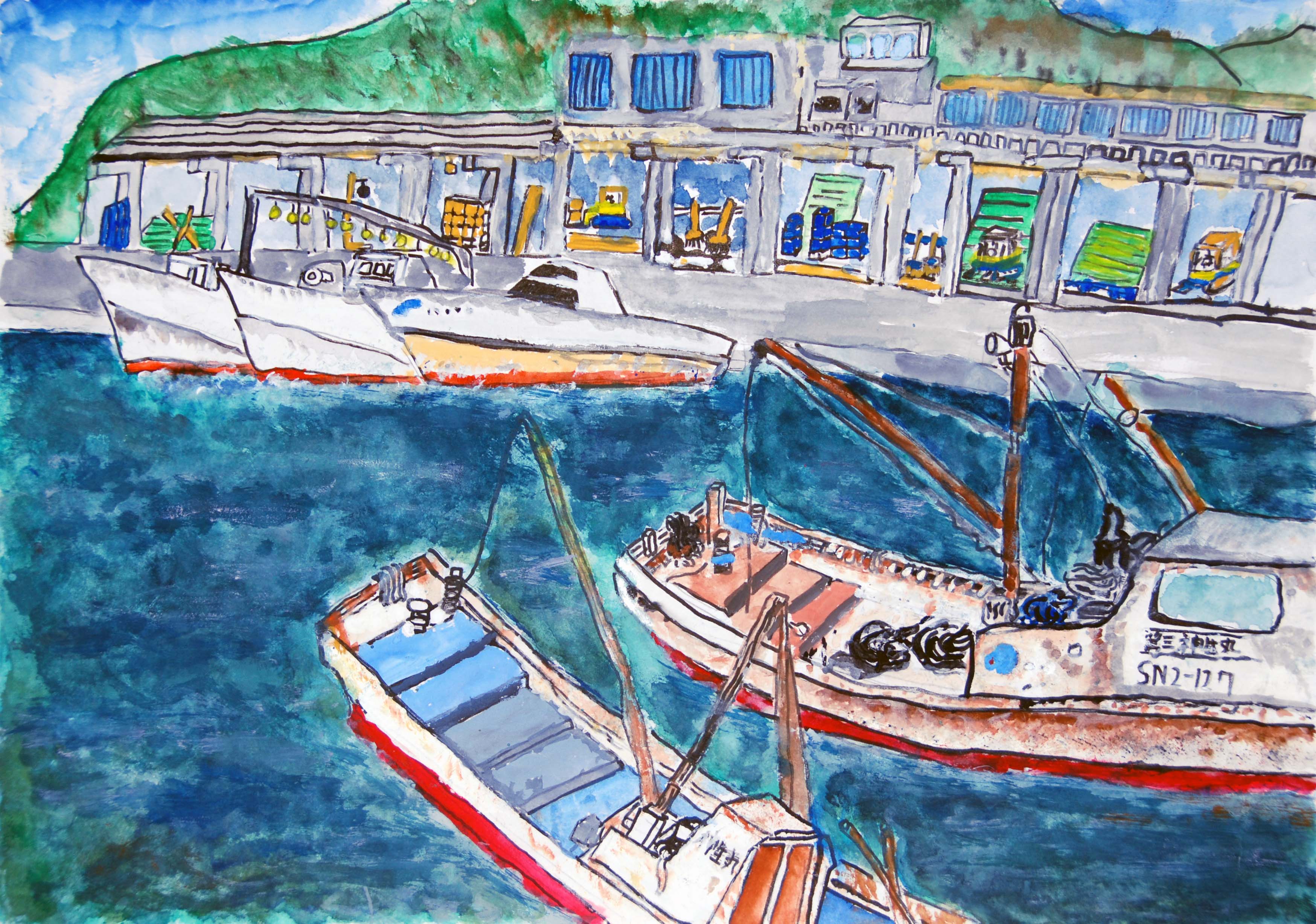 僕の好きな港の風景