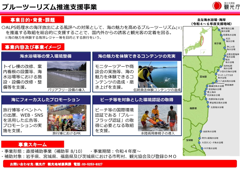 ブルーツーリズム推進支援事業