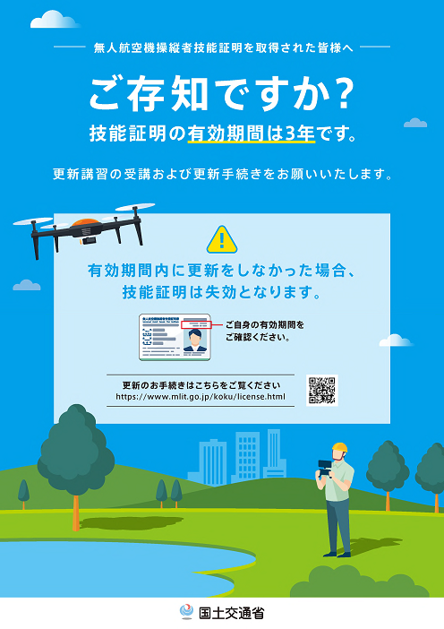 技能証明更新ポスター