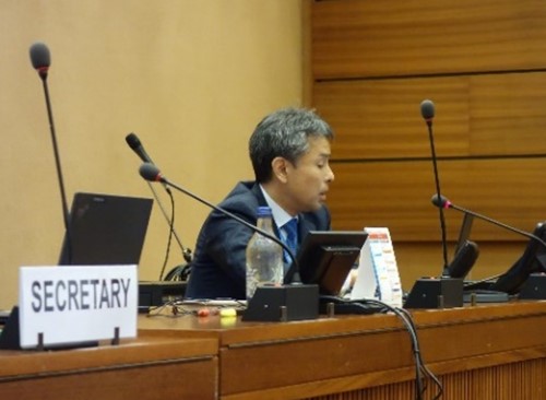 GRPE副議長に選出された新国環境研究部長の画像